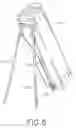 Fig. 07 - Golf bag frame with a leg assembly