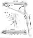 Fig. 09 - System for mounting, accessing, moving and folding away articles under a downwardly facing surface