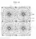 Fig. 34 - Liquid crystal display device with sub-picture element electrodes electrically separated from each other