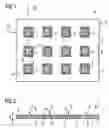 Fig. 02 - Panel and semiconductor component having a composite board with semiconductor chips and plastic package molding compound and method for the production thereof