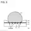 Fig. 06 - Semiconductor device with a diffusion barrier film having a spacing for stress relief of solder bump