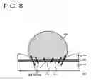 Fig. 09 - Semiconductor device with a diffusion barrier film having a spacing for stress relief of solder bump