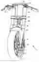 Fig. 01 - Coaxial steering and suspension for motorcycle