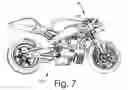 Fig. 06 - Coaxial steering and suspension for motorcycle