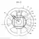 Fig. 09 - Permanent magnet motor having stator poles with stepped-end-surfaces and rotor with outer-circumferential-recessed surface