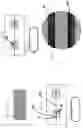 Fig. 04 - Loop means for pointing devices, equipped with friction material and intermediate flexing zones