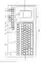 Fig. 02 - Keyboard with surface for computer mouse operation and moveable numeric keypad