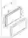 Fig. 01 - Composite structure of aluminum extrusion external framework of LCD monitor