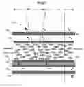 Fig. 01 - Transflective liquid crystal display having first and second voltage potentials selected to achieve predetermined polarization states for light encountering respectively the transmissive and reflective areas