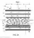 Fig. 12 - Transflective liquid crystal display having first and second voltage potentials selected to achieve predetermined polarization states for light encountering respectively the transmissive and reflective areas