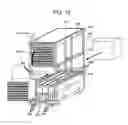 Fig. 10 - Storage apparatus casing with interchangeable disk drive and control boxes