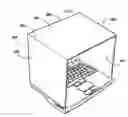Fig. 01 - Device providing privacy and shade for a display