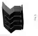 Fig. 10 - Compliant thermal interface structure utilizing spring elements with fins