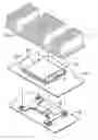 Fig. 01 - Heat dissipating device with back plate for electronic assembly