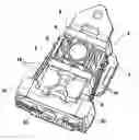 Fig. 01 - Objective-lens driving device utilizing tracking coils and focus coils arranged in series