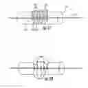 Fig. 16 - Spiral waveguide slow wave resonator structure