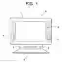 Fig. 02 - Television with disc loader, disc presence display device