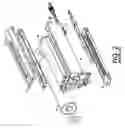 Fig. 03 - Transfer-detack assembly for a xerographic printer