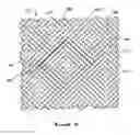 Fig. 11 - Embossed product including discrete and linear embossments