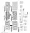 Fig. 10 - Non-random array anisotropic conductive film (ACF) and manufacturing processes