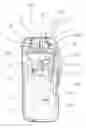 Fig. 01 - Piezoelectric lighter with pivot nozzle head