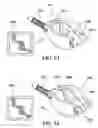 Fig. 33 - Surgical suturing apparatus with needle release system
