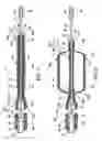 Fig. 02 - Advanceable, non-removable guide wire balloon catheter delivery system for a stent and method