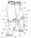 Fig. 01 - Athletic pants with integral knee support