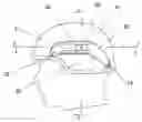 Fig. 01 - Mounting system for accessories on a safety helmet