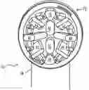 Fig. 01 - Electric toothbrush head