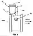 Fig. 10 - Modular inserts comprising check valves for flow meters