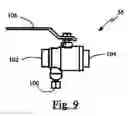 Fig. 11 - Modular inserts comprising check valves for flow meters