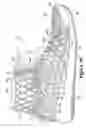Fig. 16 - Article of footwear having an upper with a matrix layer