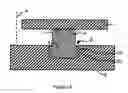 Fig. 07 - Micro-mechanical device comprising suspended element which is connected to a support by means of a pier and producing method thereof