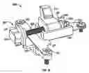 Fig. 12 - Cutting assembly having multiple turntable locking mechanisms