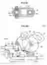 Fig. 24 - Cutter with laser generator that irradiates cutting position on workpiece to facilitate alignment of blade with cutting position