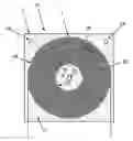 Fig. 01 - Flat spiral capillary column assembly with thermal modulator