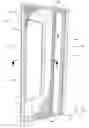 Fig. 01 - Retractable screen door housing handle balancing system