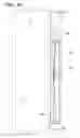 Fig. 13 - Retractable screen door housing handle balancing system