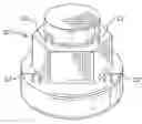 Fig. 01 - Through-bolt insulating boot