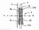 Fig. 01 - Portable communication device with swiveling key