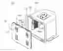 Fig. 01 - Workpiece container assembly and apparatus for opening/closing the same