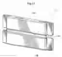 Fig. 12 - Single thin plate storage container and shock-absorbing support members used therein