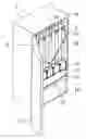 Fig. 01 - Dispensing machine to store and dispense elongated containers vertically