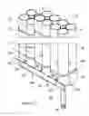 Fig. 16 - Dispensing machine to store and dispense elongated containers vertically