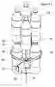 Fig. 22 - Dispensing machine to store and dispense elongated containers vertically