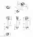 Fig. 10 - Two disc valve pump assembly for a fluid dispenser