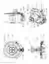 Fig. 38 - Two disc valve pump assembly for a fluid dispenser