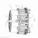 Fig. 48 - Two disc valve pump assembly for a fluid dispenser