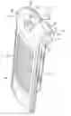 Fig. 01 - Food grating device and improved hinge mechanism